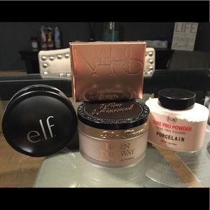 Setting powders, finishing powder & blush